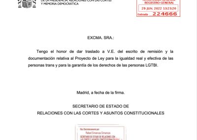 Comunicado de prensa de la ACBM sobre el veto del PSOE a las comparecencias de expertas y expertos al debate previo a la aprobación de la Ley Trans