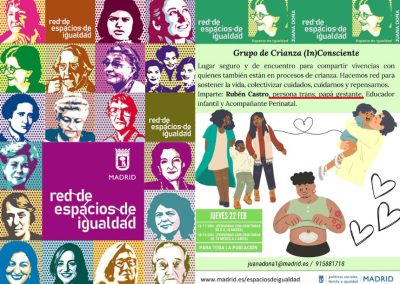 Feministas piden al alcalde Almeida que suspenda una actividad dirigida al adoctrinamiento de madres y padres de menores de 0 a 3 años.