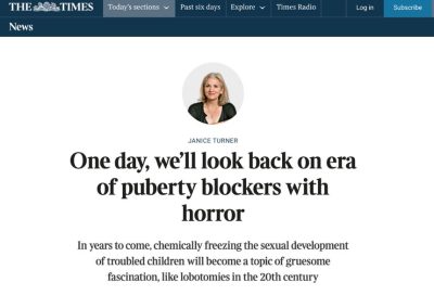 Janice Turner: Un día recordaremos con horror la era de los bloqueadores de la pubertad