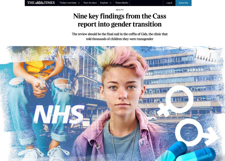 Nueve hallazgos clave de la revisión Cass sobre la transición de género