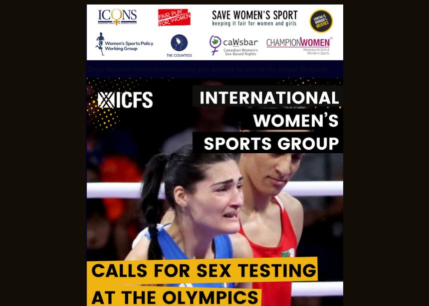 El consorcio internacional del deporte femenino reclama pruebas de sexo en los Juegos Olímpicos