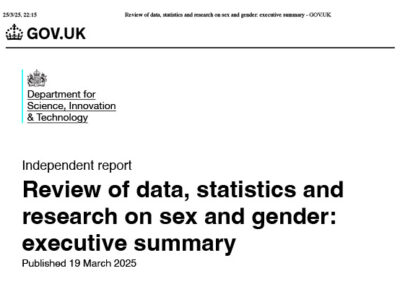 Revisión de datos, estadísticas e investigaciones sobre sexo y género: resumen ejecutivo (Reino Unido)
