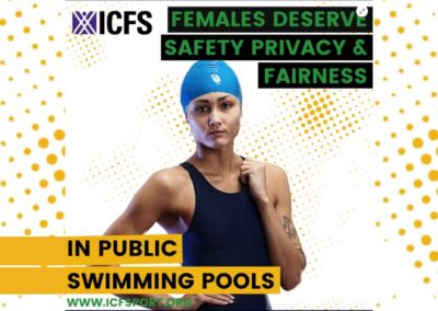 Seguridad, privacidad y equidad para mujeres y niñas en piscinas públicas y deportes