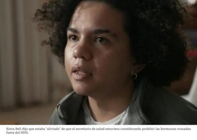 Las hormonas cruzadas para menores de 18 años podrían ser restringidas o prohibidas en Reino Unido