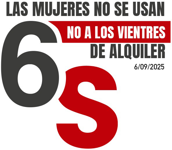 Las mujeres no se usan. Acción 6 de septiembre