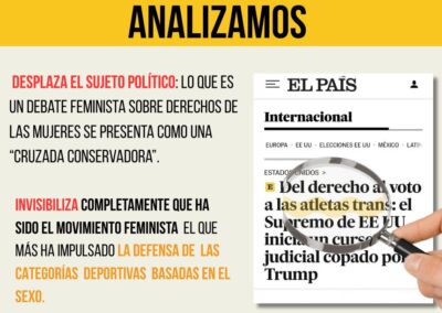 Un artículo de El País con poca información y mucho encuadre ideológico