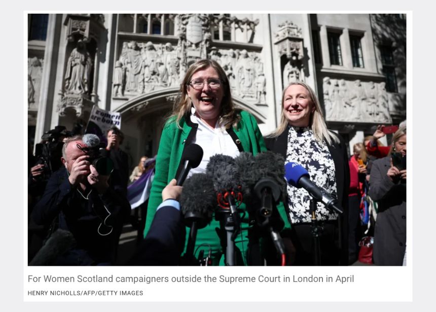 Las tácticas para frustrar la sentencia del Tribunal Supremo británico sobre las personas trans deben cesar