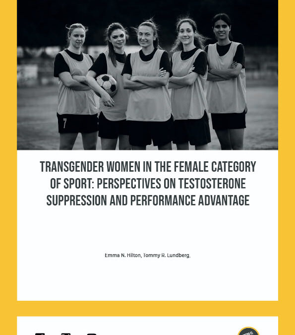 Transgender women in the female category of sport: perspectives on testosterone suppression and performance advantage