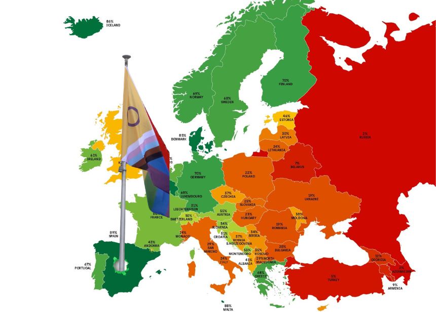 El primer puesto de España en el ranking de ILGA-Europe no es una medalla al progresismo ni a la igualdad