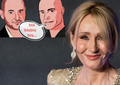 Dos hombres nos explican cosas sobre JK Rowling
