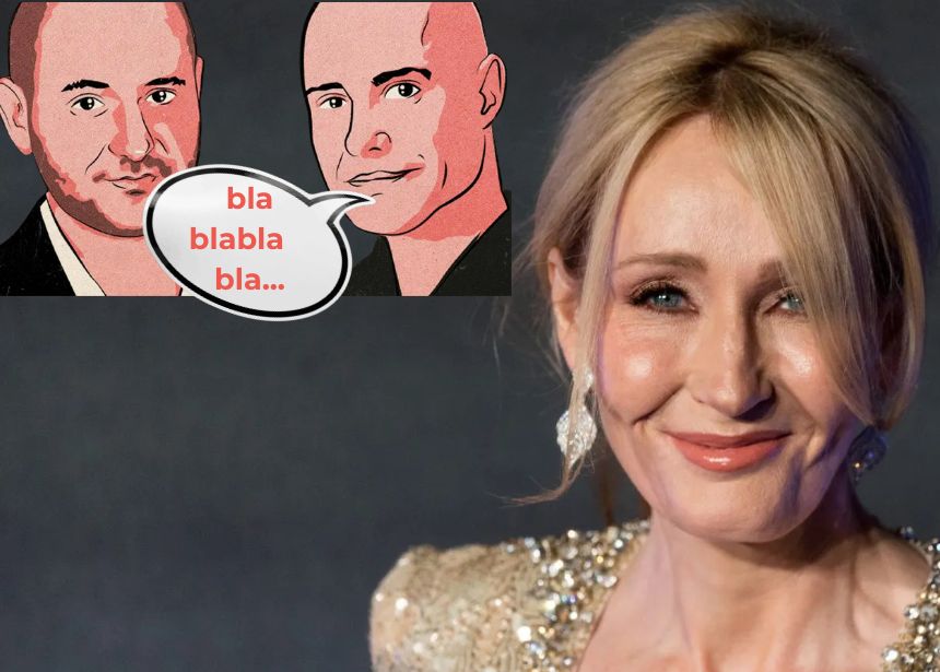 Dos hombres nos explican cosas sobre JK Rowling